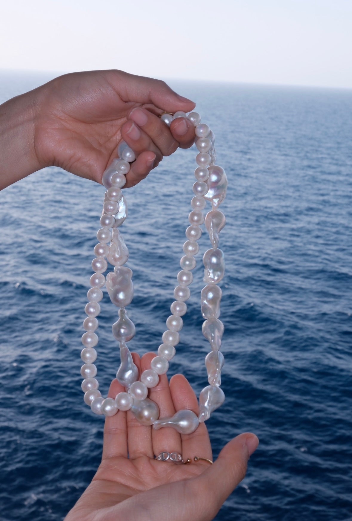 SSS Grade Rare Baroque Pearls Necklace