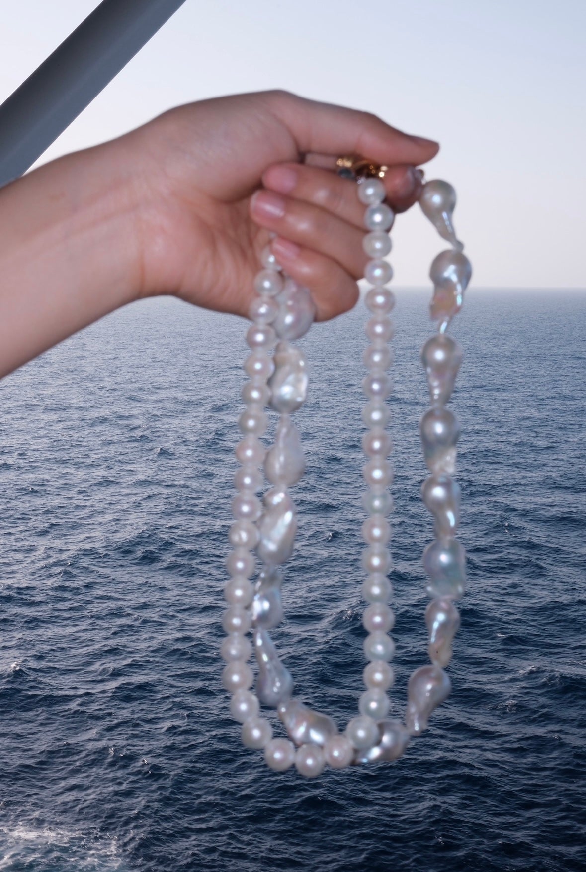 SSS Grade Rare Baroque Pearls Necklace